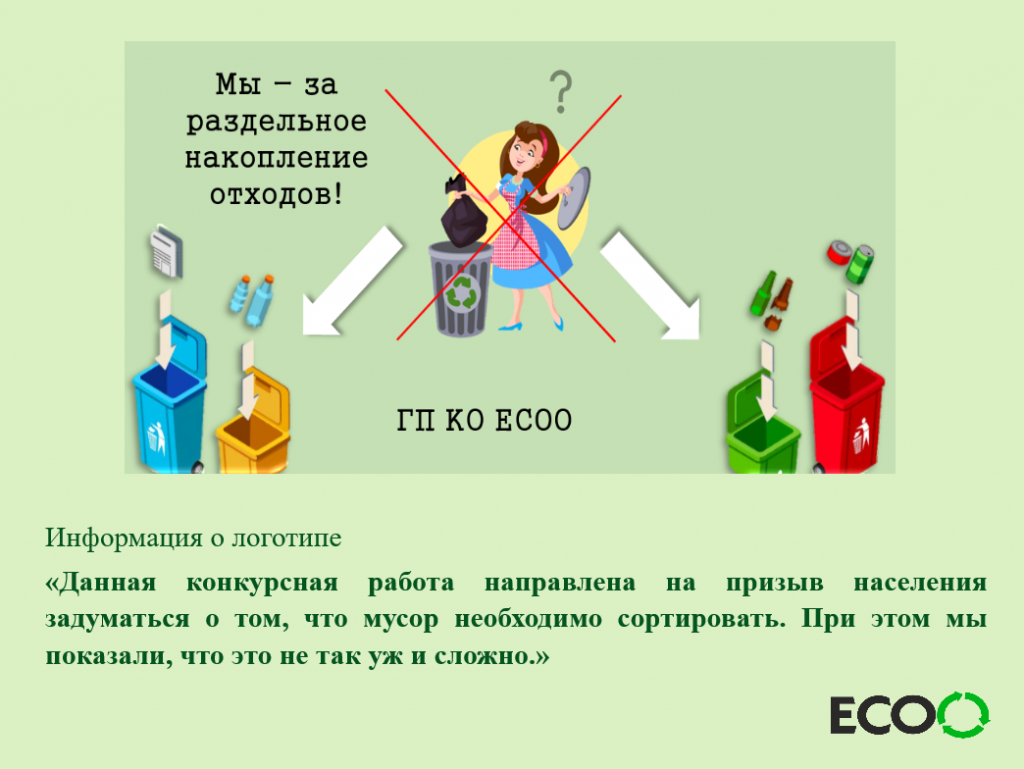 Подведены итоги конкурса на создание логотипа раздельного накопления  отходов! — ГП КО 