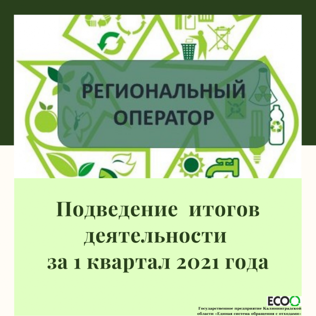 Подведение итогов деятельности за 1 квартал 2021 года. — ГП КО 